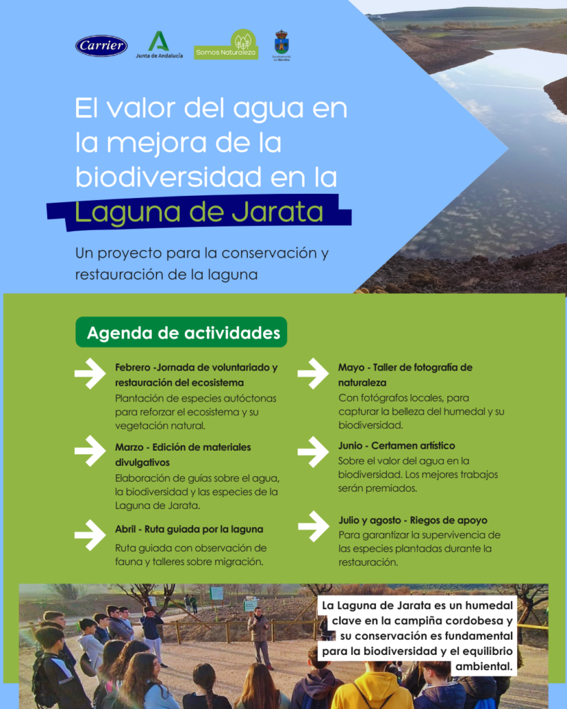 Cartel Actividades Laguna de Jarata