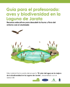 Portada blog Guia para el profesorado aves y biodiversidad en la Laguna de Jarata 1