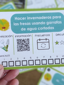 Ficha tablero huerto escolar